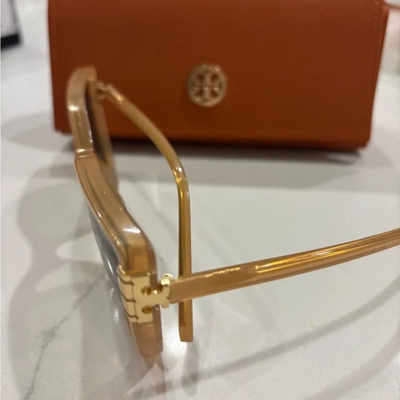 Tory Burch Orange Sunglasses with Case